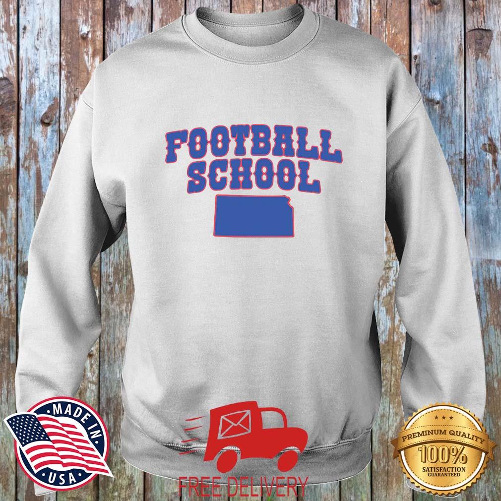 Football School KS Map Shirt MockupHR sweater trang