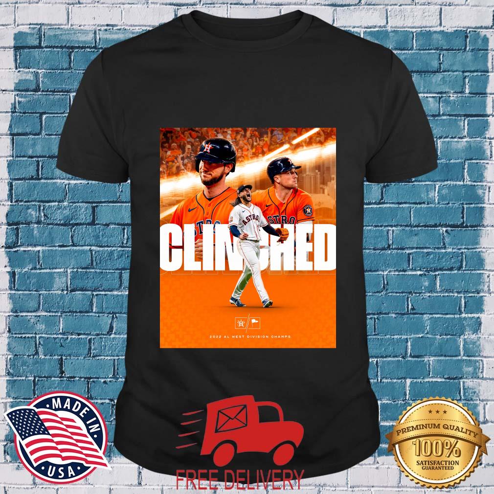 Houston Astros Clinched 2022 Al West Division Champs shirt