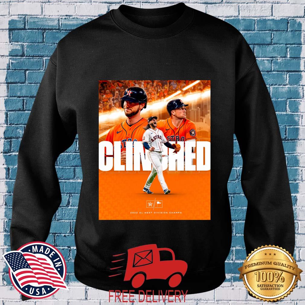 Houston Astros Clinched 2022 Al West Division Champs s MockupHR sweater den