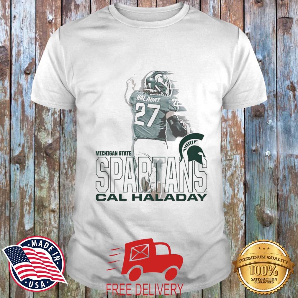 Michigan State Spartans Cal Haladay Tackle shirt