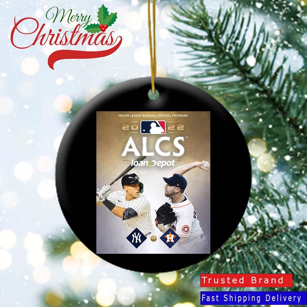New York Yankees Vs Houston Astros Major League Baseball Official Program 2022 ALCS Ornament